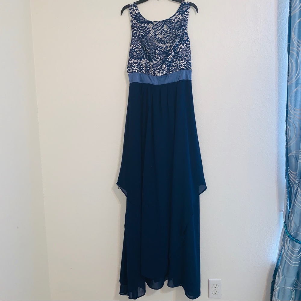 ⭐️NEVER WORN⭐️ LONG NAVY BLUE DRESS